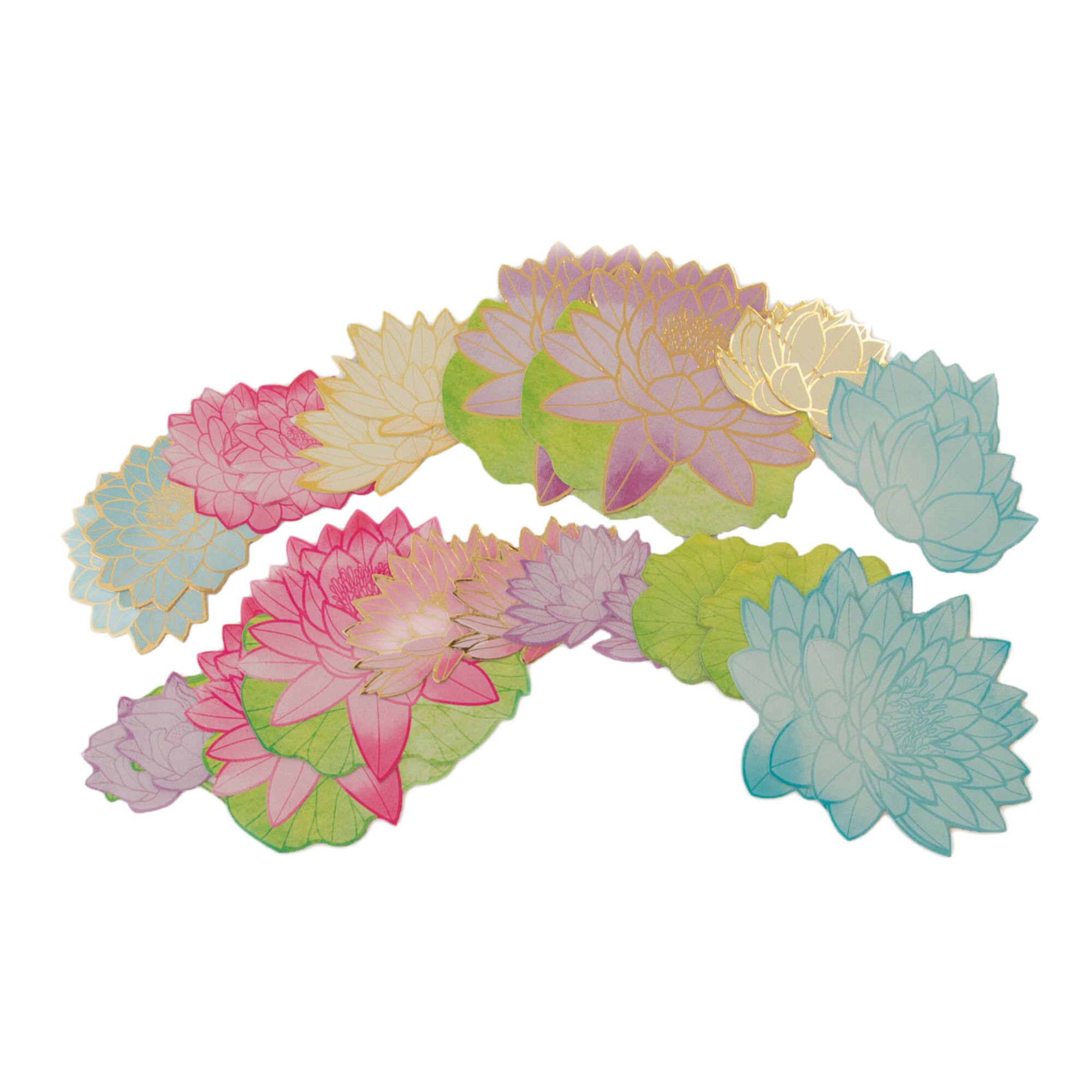 Lotus Flower Die Cut Stickers by Recollections™